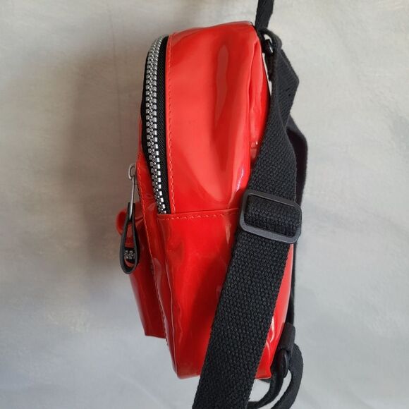 Mini Cherry Red PVC Backpack Coast to Coast 7x8x3 - Picture 5 of 8